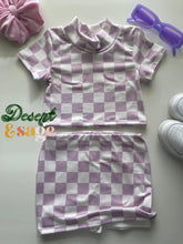 Load image into Gallery viewer, Lilac Checks