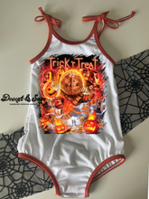 Load image into Gallery viewer, Halloween bubble romper