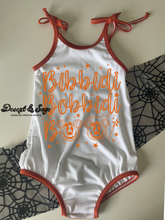 Load image into Gallery viewer, Halloween bubble romper