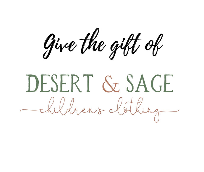 Desert and Sage Gift Card