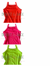 Load image into Gallery viewer, Neon Crop Cami