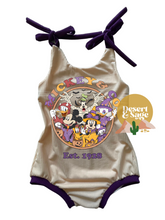 Load image into Gallery viewer, Mickeys Boo Crew - Shoulder Tie Bubble Romper