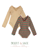 Load image into Gallery viewer, Christmas Leo - Vintage Cream and Stripes
