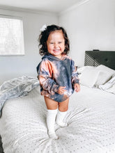 Load image into Gallery viewer, DAS Bleach Tie Dye Sweatshirt Onesie