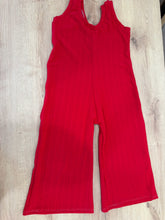 Load image into Gallery viewer, Sunny pant romper size 3 (discounted due to mark on fabric)
