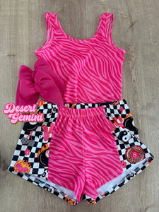 3T Pink Zebra Top/ Breezy Set