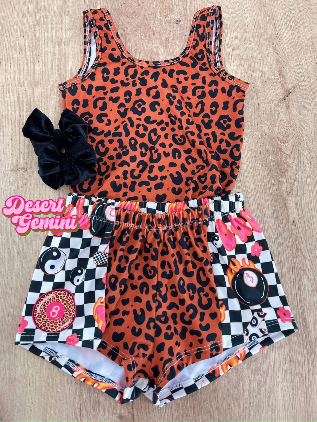 2T Cheetah Top/ Breezy Set