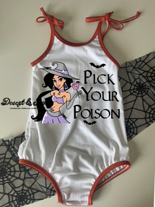 Halloween bubble romper