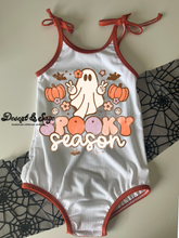 Load image into Gallery viewer, Halloween bubble romper
