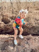 Load image into Gallery viewer, Sherbet Tie Dye Sweatshirt Onesie
