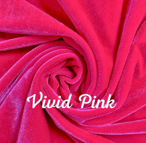 Vivid Pink Velvet